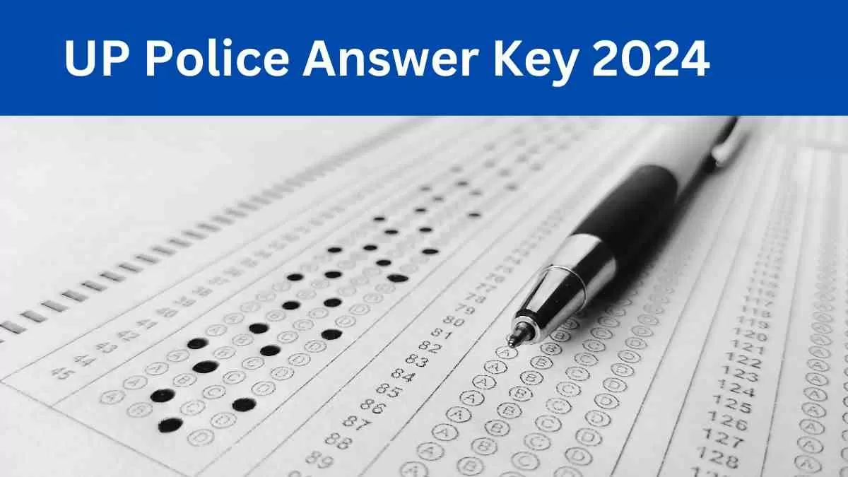 UP Police Constable Answer Key 2024